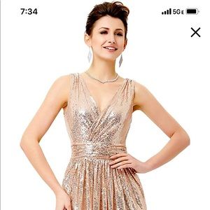 Beautiful Kate Kasin Sequin dress
